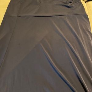 LuLaRoe solid black maxi skirt